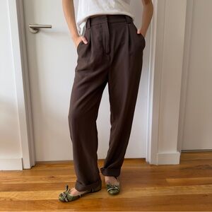 & Other Stories Dark Brown Chinos